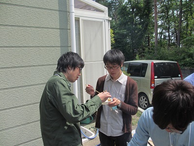 そして人のタレで食べました