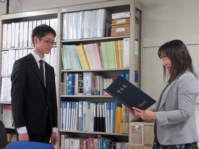 鹿沼さん、卒業おめでとうございます!