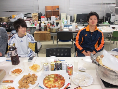 急きょAチームとなった3年生2人、おつかれさま!