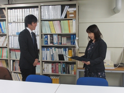 鈴江さん、卒業おめでとうございます!!