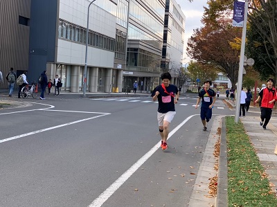 アンカーは村上さん。Aチームの皆さんお疲れさまでした!