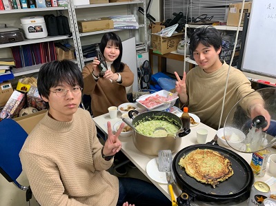 お好み焼き!