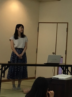 M2研究発表 東北大 田中さん「吸着脱離法による天然ビタミンE回収のためのプロセスシミュレーターの開発」