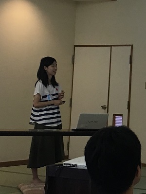 交換留学生 東北大 Xueyingさん｢Production of Fatty Acid Esters as Phase Change Materials｣