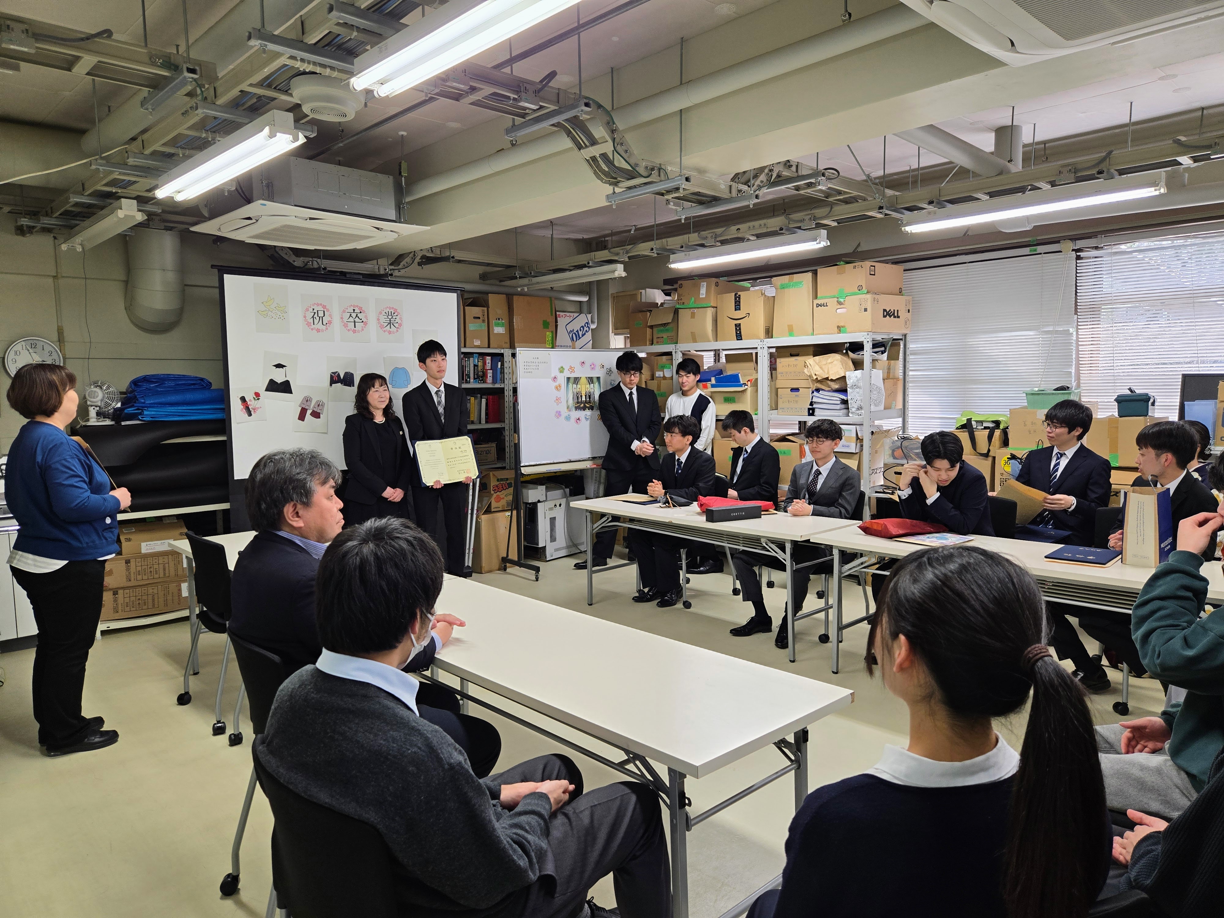 3月25日 学位記授与式が行われました。